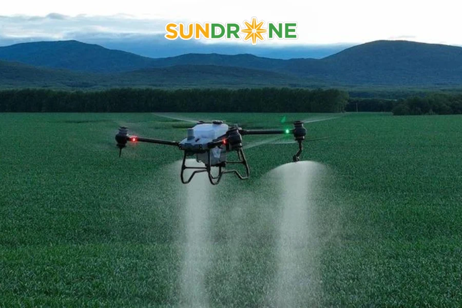 công nghệ phun ly tâm máy bay nông nghiệp