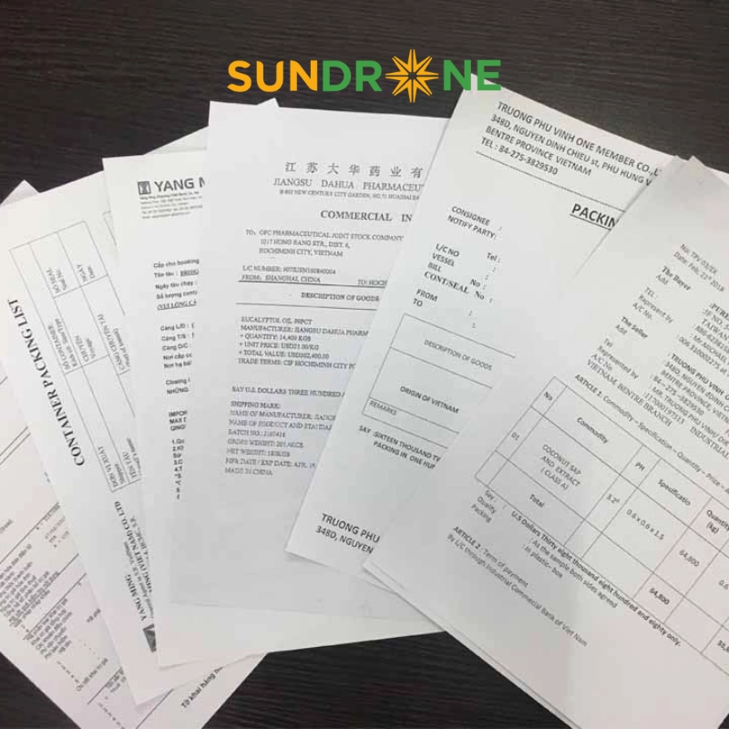 Hồ sơ cần chuẩn bị để nhập khẩu Drone