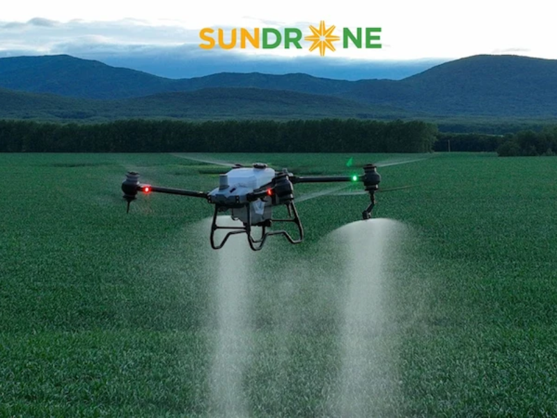 DJI Agras T40 và DJI Agras T70P đều sử dụng 2 vòi phun ly tâm