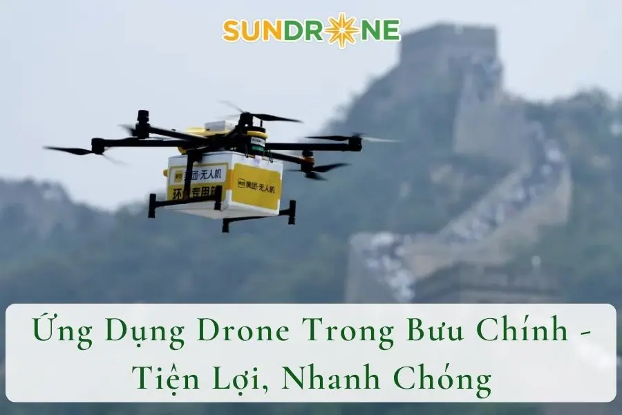 Ứng Dụng Drone Trong Bưu Chính - Tiện Lợi, Nhanh Chóng