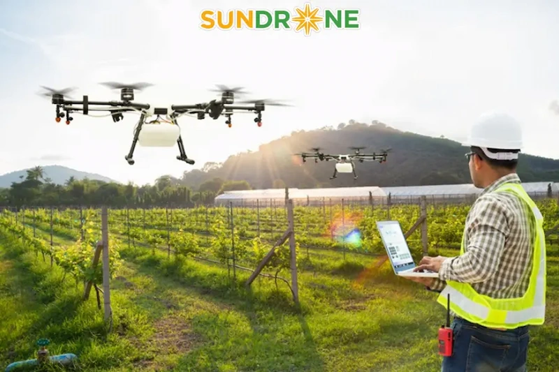 ứng dụng máy bay không người lái trong nông nghiệp