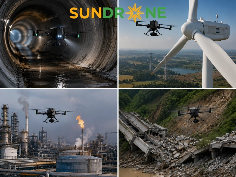 Dịch vụ thuê drone kiểm tra khu vực nguy hiểm trọn gói 