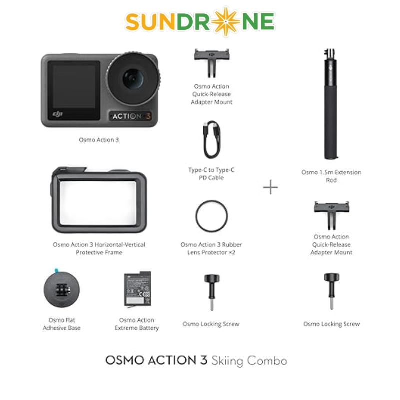 Osmo Action 3-Osmo Action 3 Skiing Combo