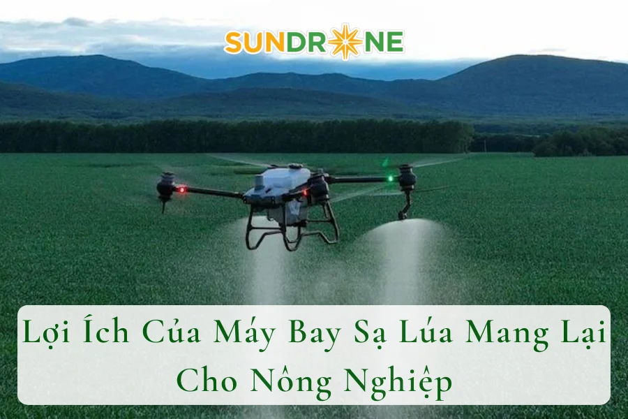 Lợi Ích Của Máy Bay Sạ Lúa Mang Lại Cho Nông Nghiệp