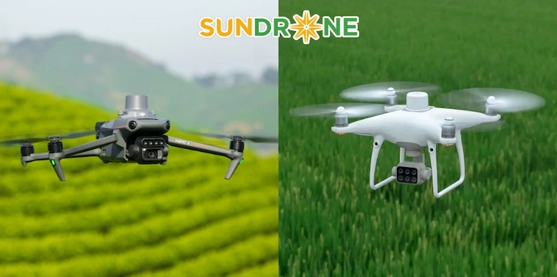 máy bay không người lái để chụp ảnh và phân tích cây trồng