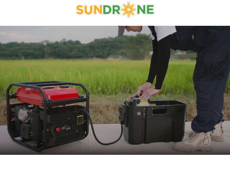 XAG P100: Sử dụng pin 30 Ah