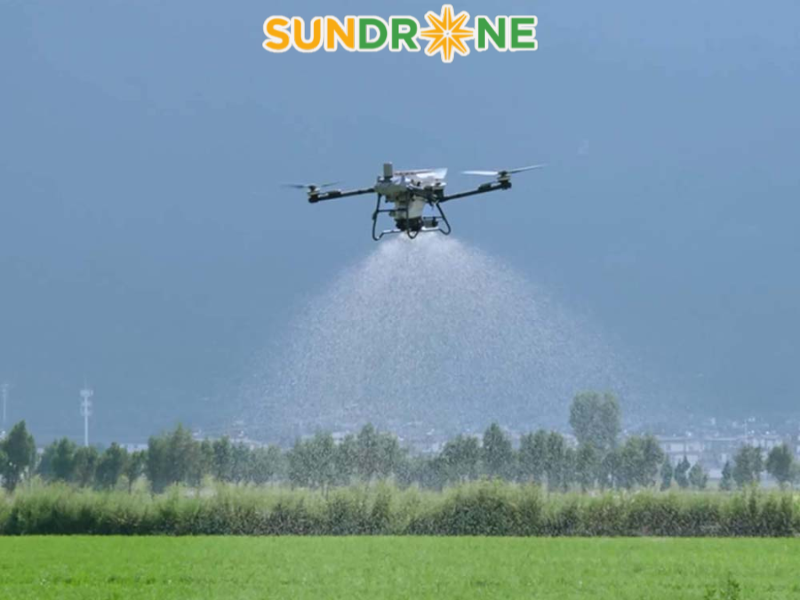 DJI T70 sử dụng hệ thống phun sương kép