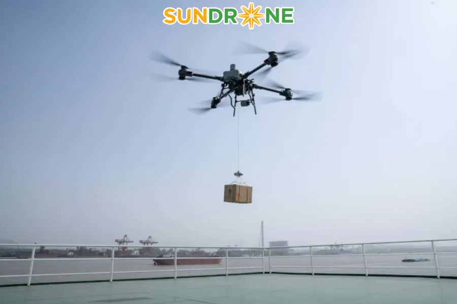 Tiềm năng ứng dụng trong vận chuyển hàng hóa của DJI T100