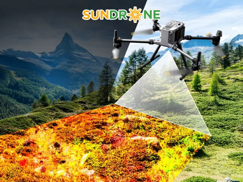 sử dụng máy bay không người lái để phân tích tình trạng cây trồng