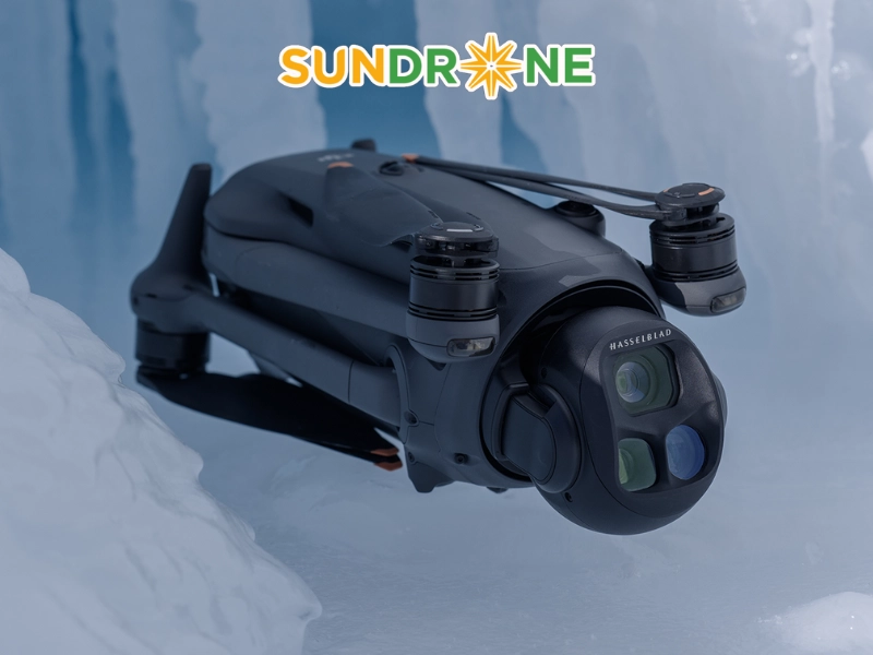 Drone có hệ thống ba camera chuyên nghiệp