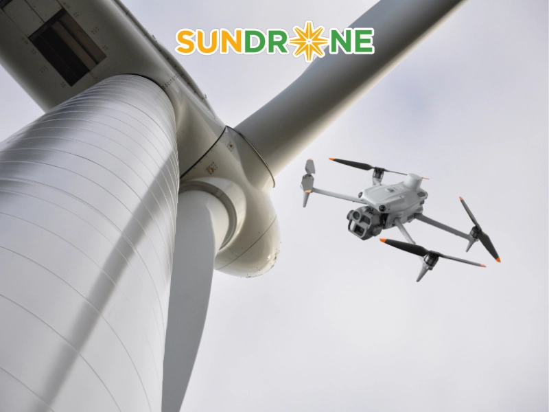 Ứng dụng DJI Matrice 4 Series trong ngành năng lượng tái tạo giúp kiểm tra tua-bin gió
