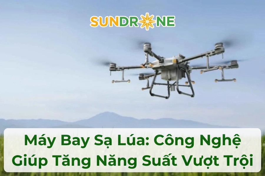 Máy Bay Sạ Lúa: Công Nghệ Giúp Tăng Năng Suất Vượt Trội