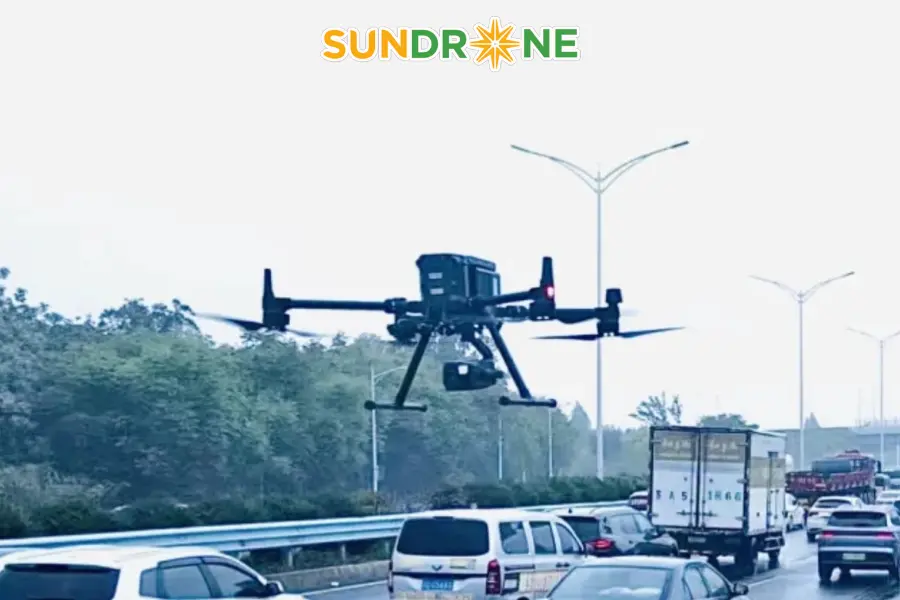 Drone quản lý an ninh và theo dõi tội phạm